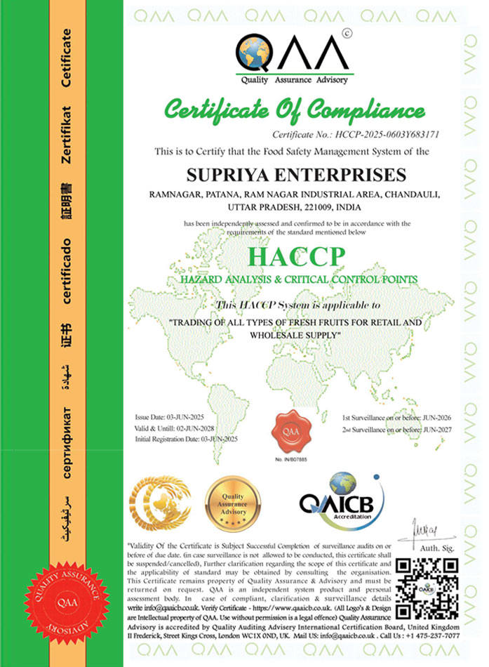 QAA - HACCP